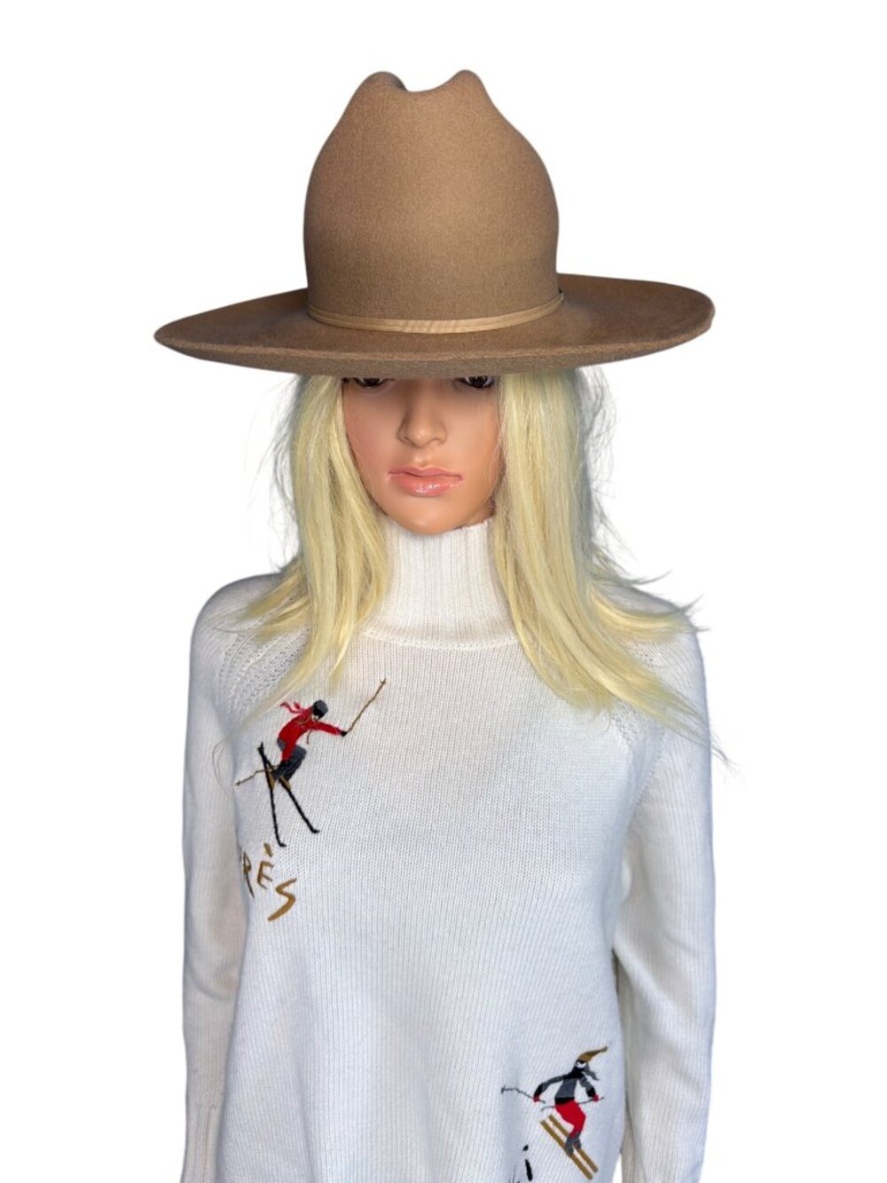Gigi Pip Ezra Western Hat Cattleman Cowgirl 55cm XS MSRP$136 Worn Once - Picture 4 of 17